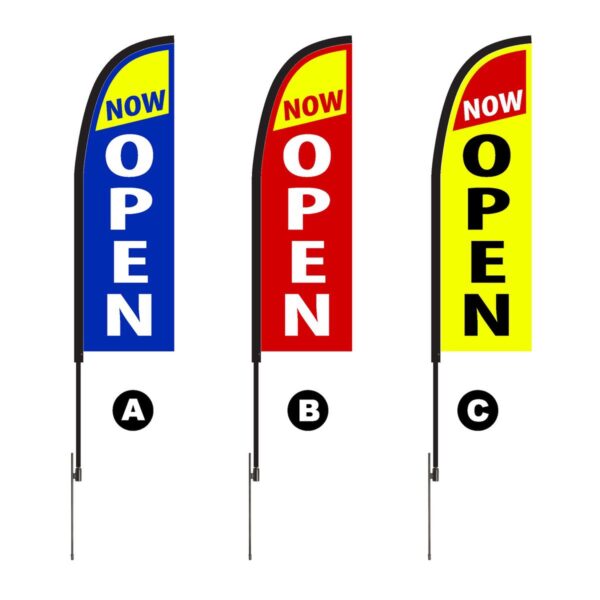 Now Open Flag